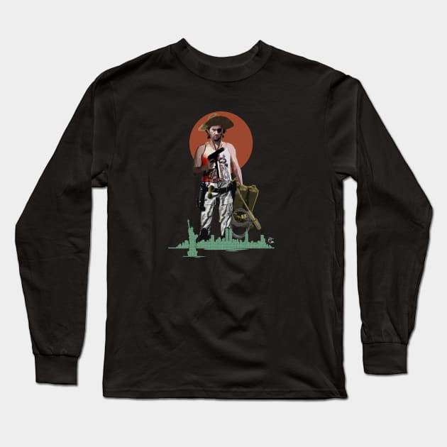 JC Legend Long Sleeve T-Shirt by EightiesBeast